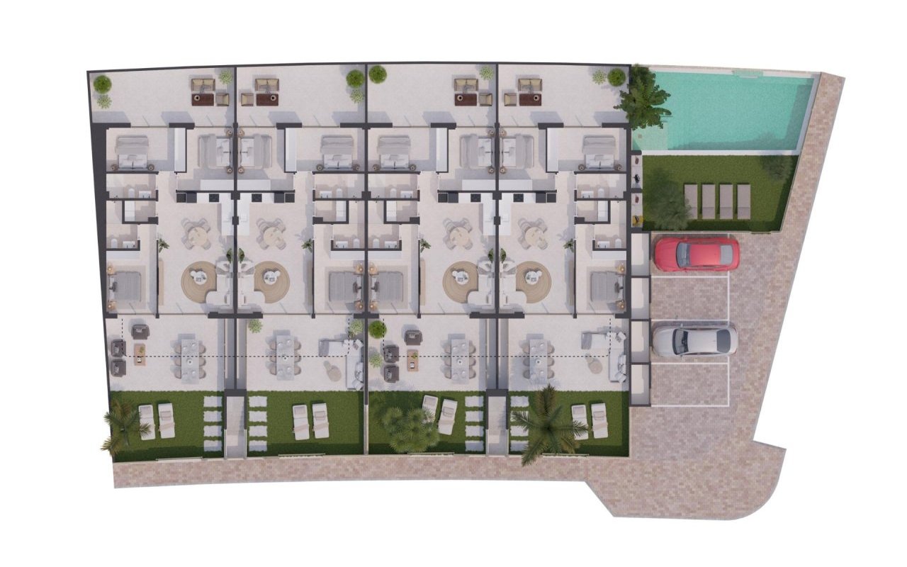 Rynek pierwotny - Bungalow - San Pedro del Pinatar - Los Cuarteros