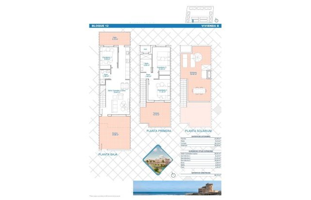 Obra nueva - Town House - Pilar de la Horadada - Lo Monte