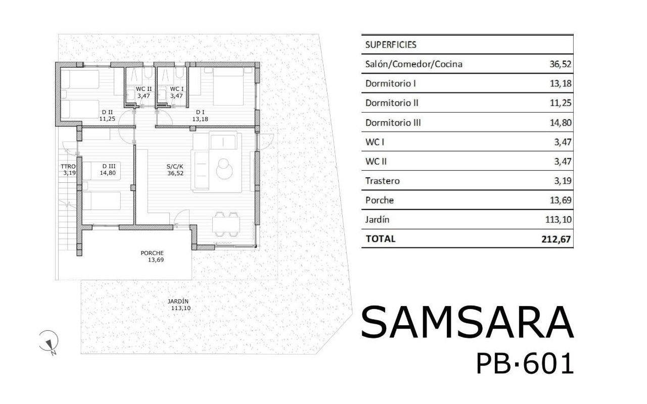 Rynek pierwotny - Bungalow - San Miguel - Pueblo