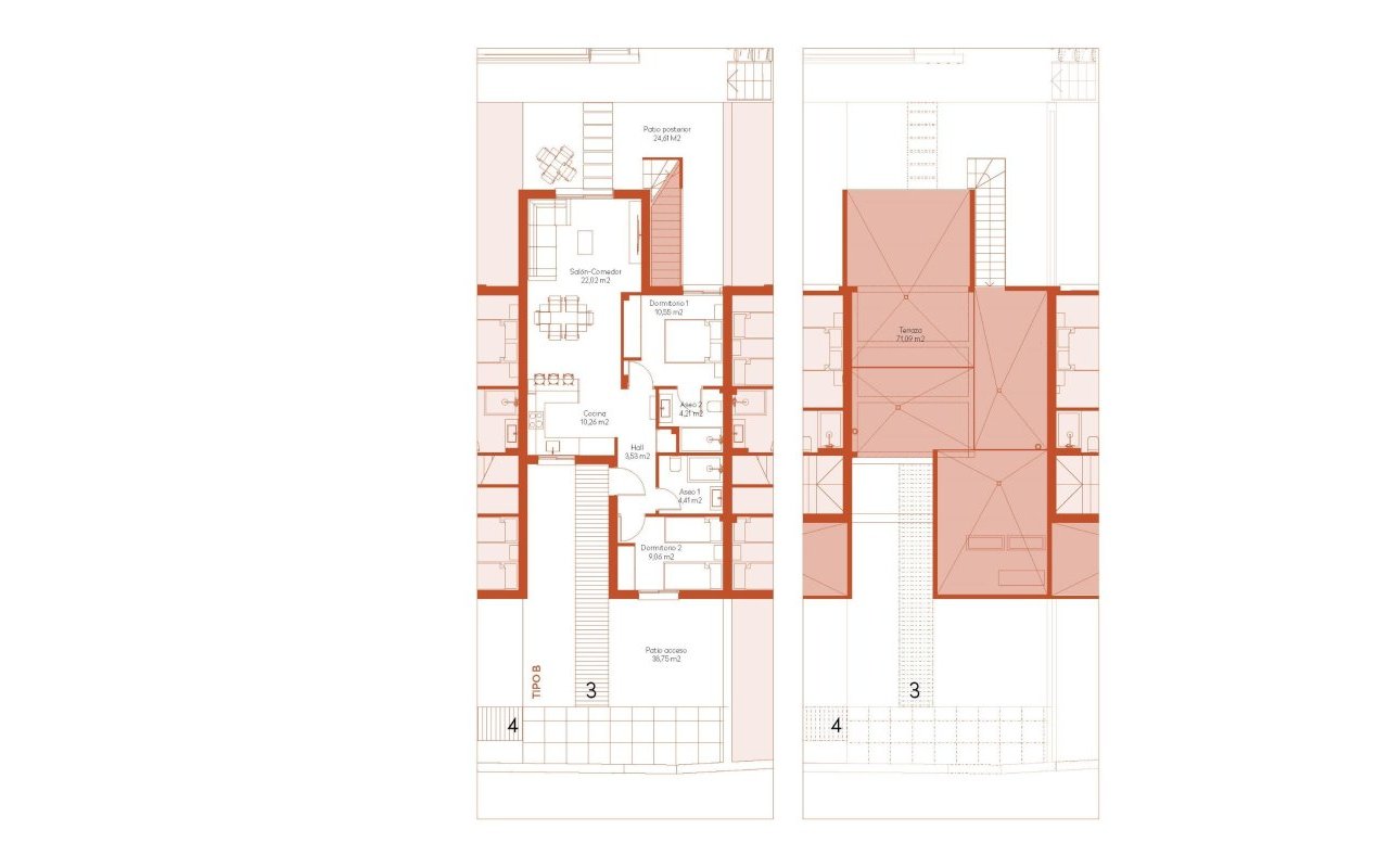 Rynek pierwotny - Town House - BAÑOS Y MENDIGO - Altaona Golf