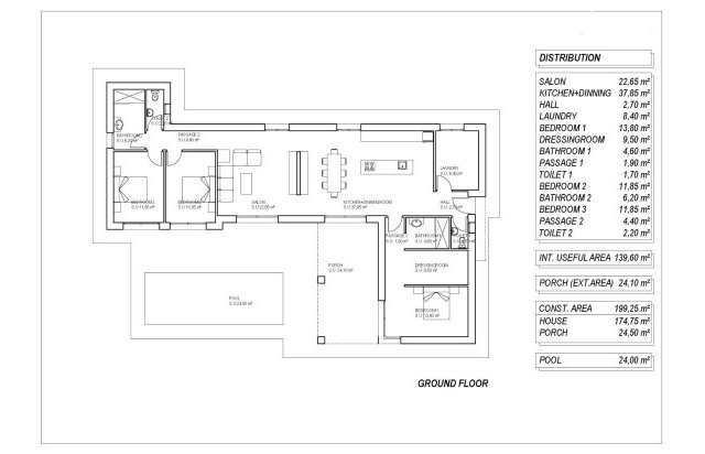 Obra nueva - Villa - Pinoso - Lel