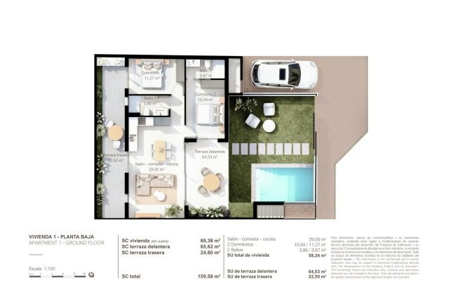 Rynek pierwotny - Bungalow - San Pedro del Pinatar - Lo Pagan, San Pedro del Pinatar