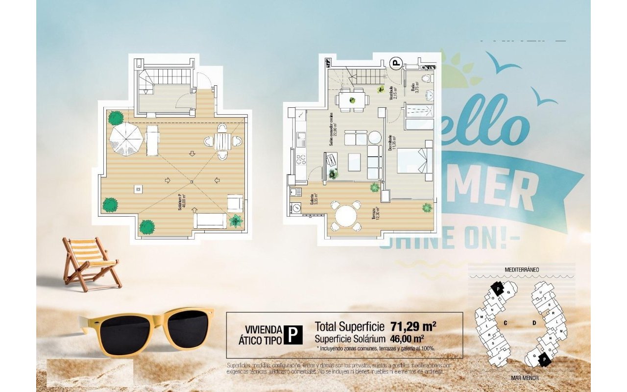 Obra nueva - Ático - La Manga