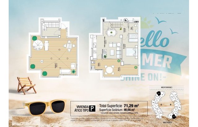 Obra nueva - Ático - La Manga