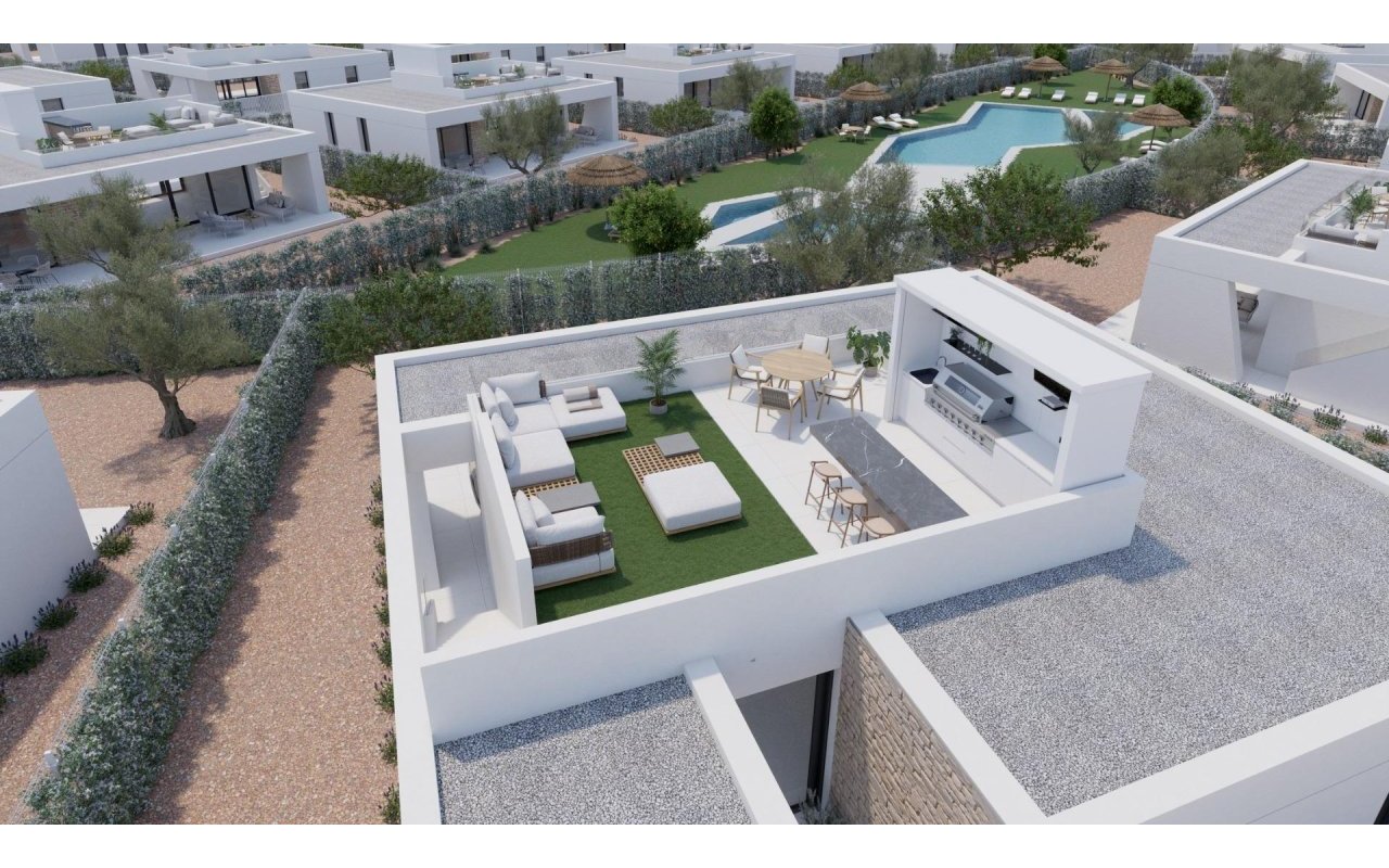 Obra nueva - Villa - Fuente Álamo - Hacienda del Alamo