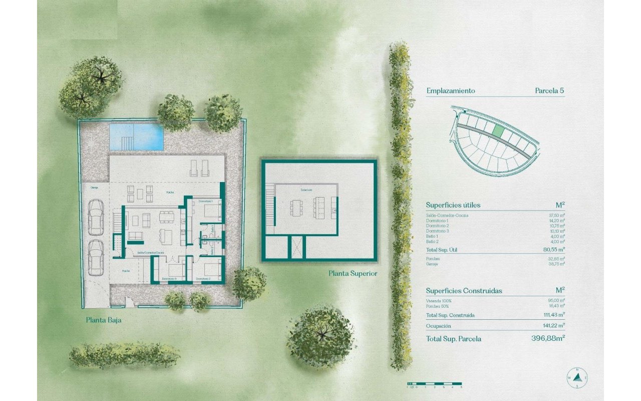 Obra nueva - Villa - Fuente Álamo - Hacienda del Alamo