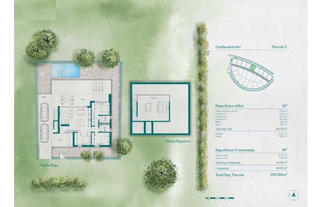 Obra nueva - Villa - Fuente Álamo - Hacienda del Alamo