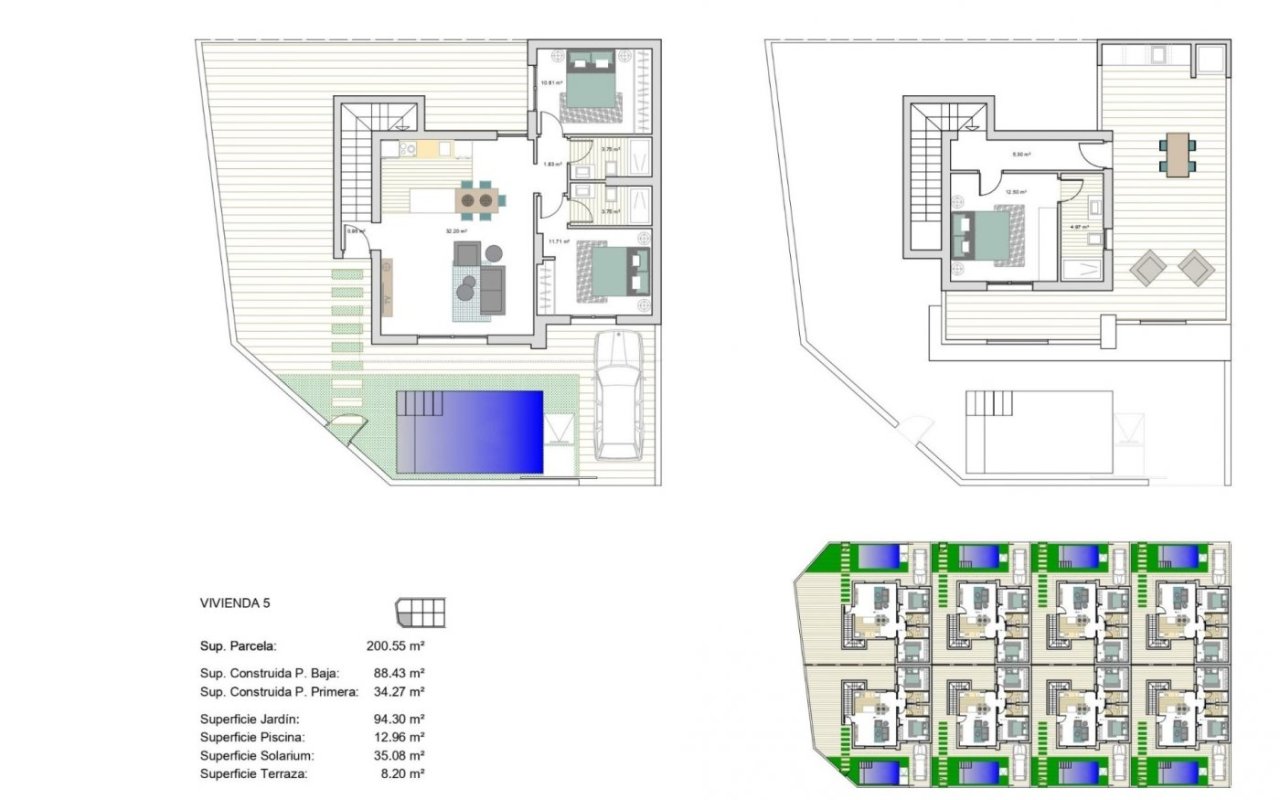Obra nueva - Villa - Torre Pacheco - Roldán