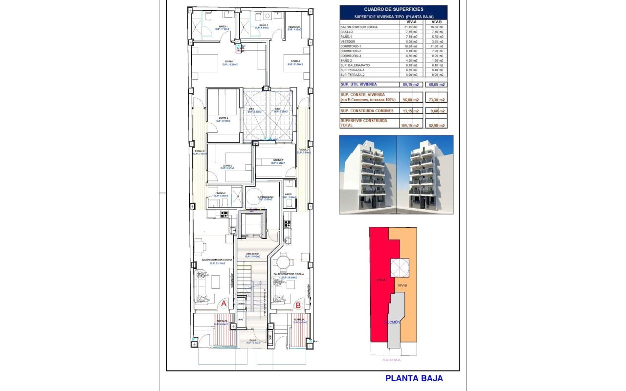 Obra nueva - Piso - Torrevieja - Playa de El Cura