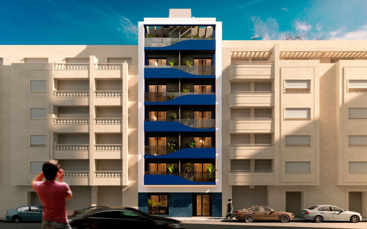 Obra nueva - Piso - Torrevieja - Playa del Acequión