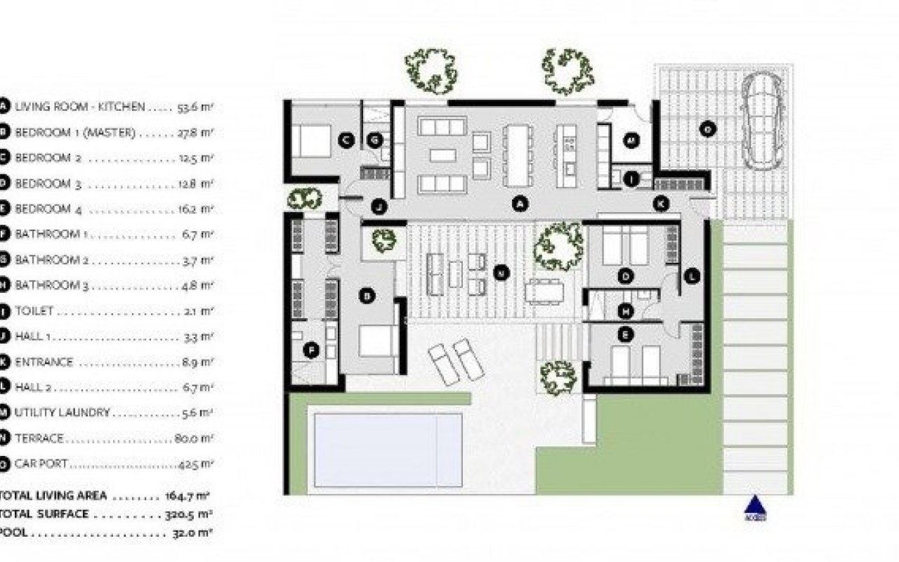 Obra nueva - Villa - BAÑOS Y MENDIGO - Altaona Golf