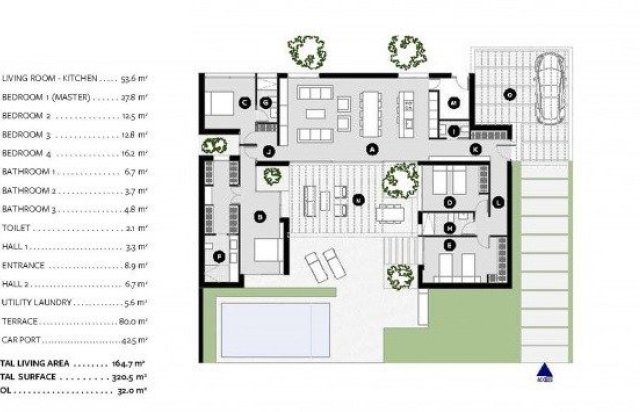 Obra nueva - Villa - BAÑOS Y MENDIGO - Altaona Golf