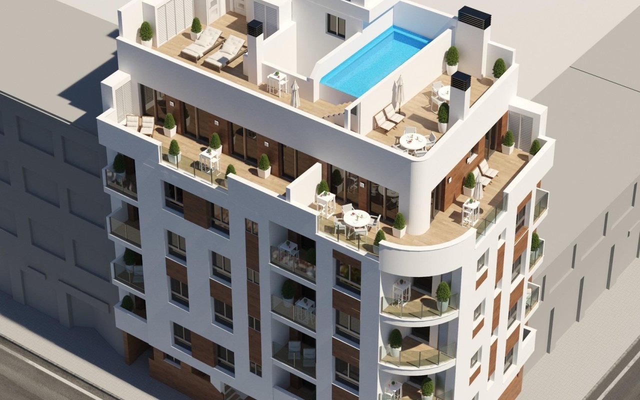 Obra nueva - Piso - Torrevieja - Centro