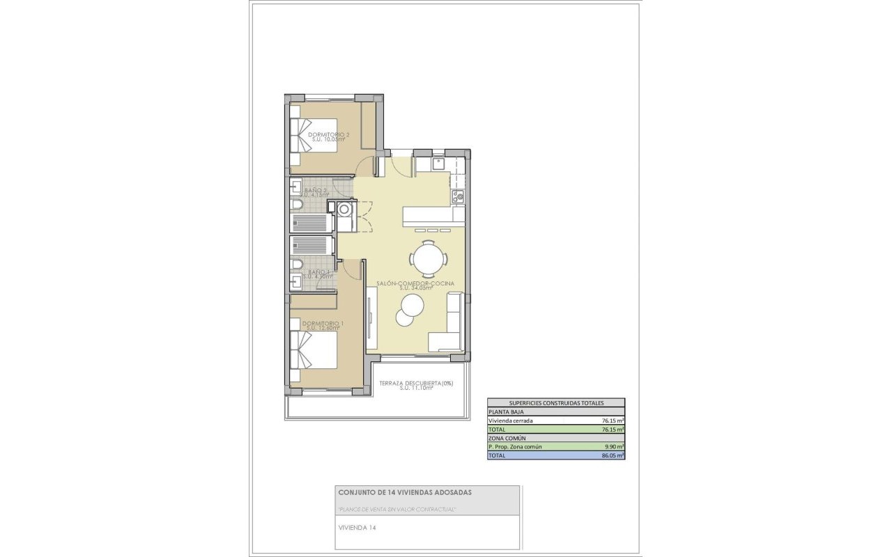 Rynek pierwotny - Bungalow - Ciudad Quesada - Rojales - Pueblo