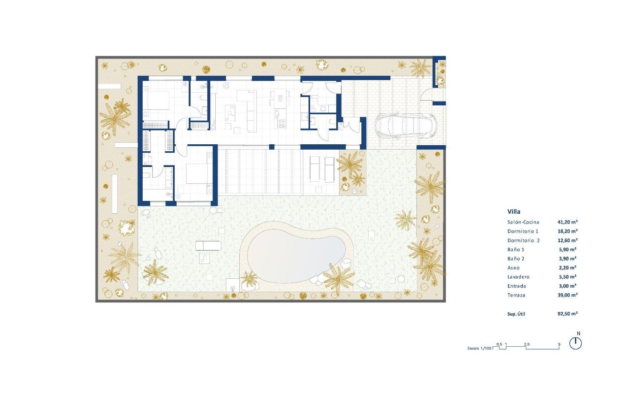 Obra nueva - Villa - BAÑOS Y MENDIGO - Altaona Golf