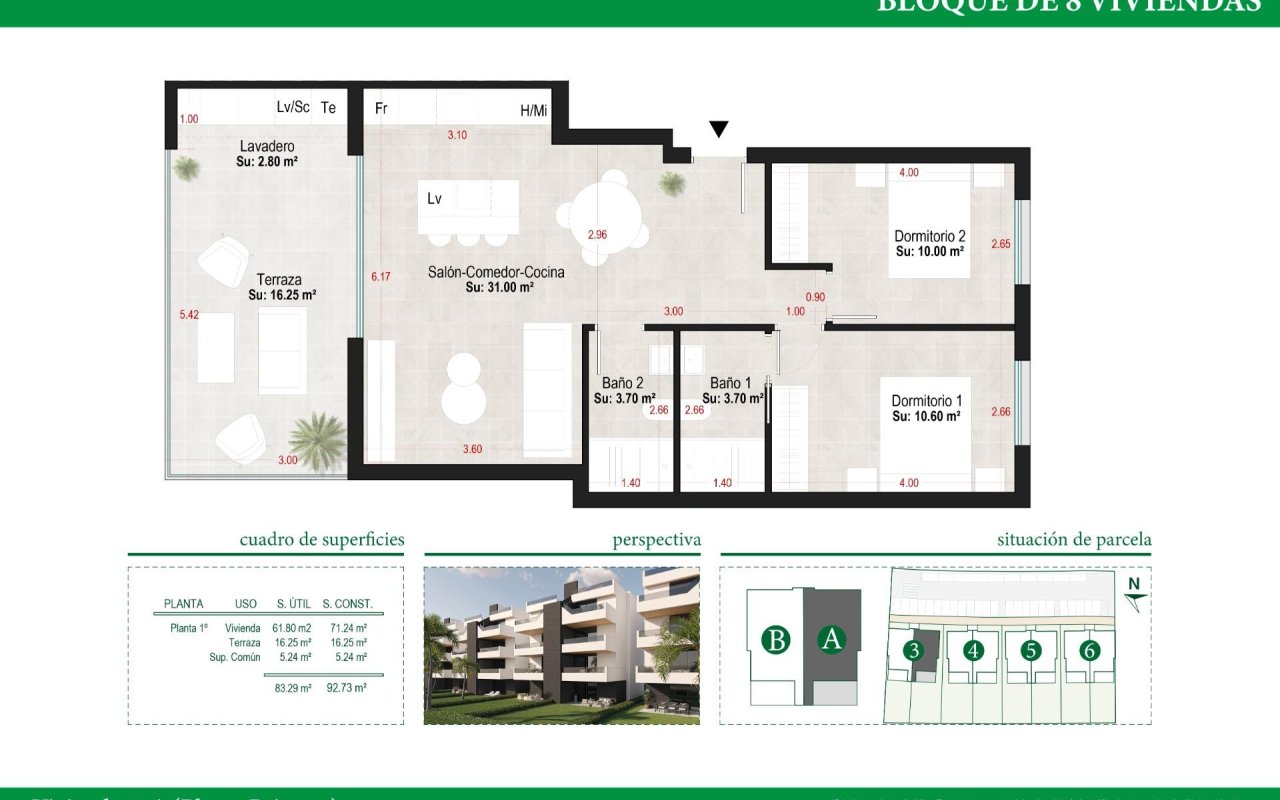 Obra nueva - Piso - Alhama de Murcia - CONDADO DE ALHAMA GOLF RESORT