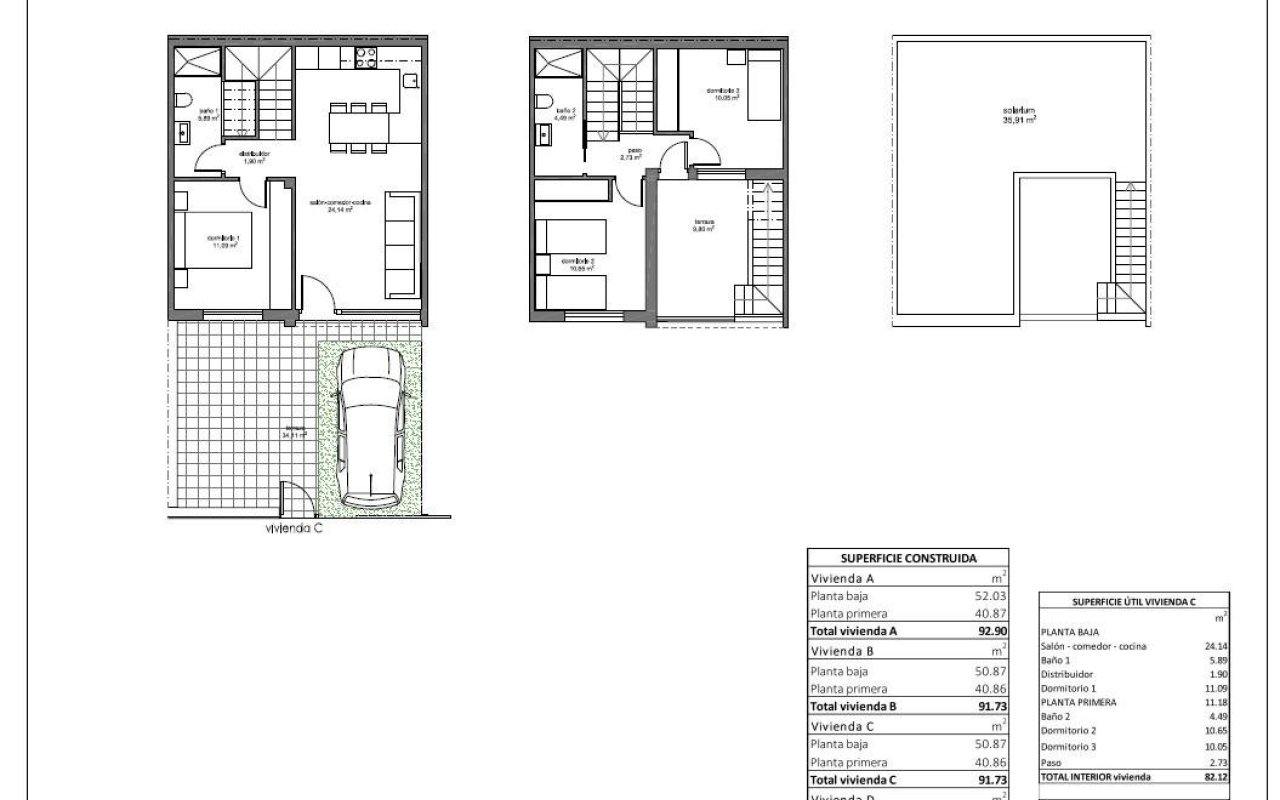 Obra nueva - Town House - Pilar de la Horadada - Barrio los Segundas