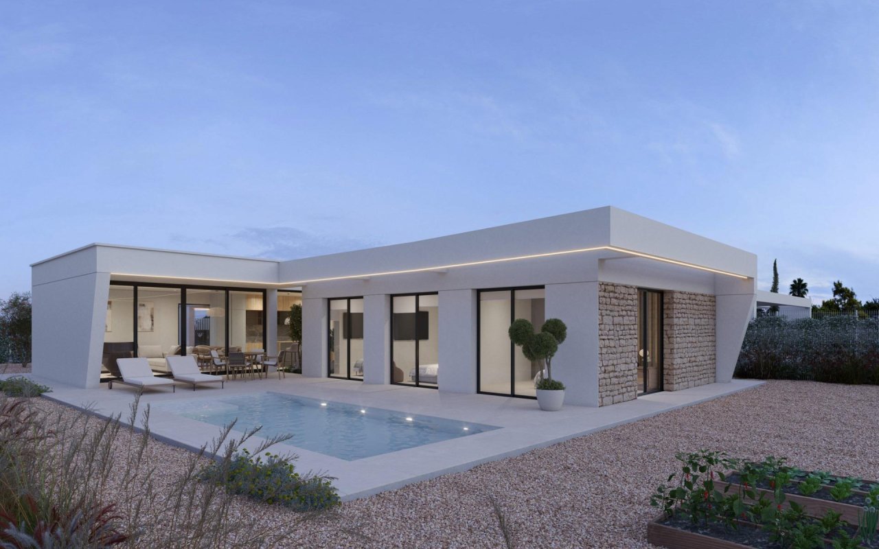 Obra nueva - Villa - Fuente Álamo - Hacienda del Alamo