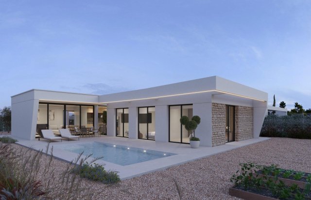 Obra nueva - Villa - Fuente Álamo - Hacienda del Alamo