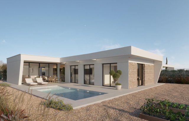 Obra nueva - Villa - Fuente Álamo - Hacienda del Alamo