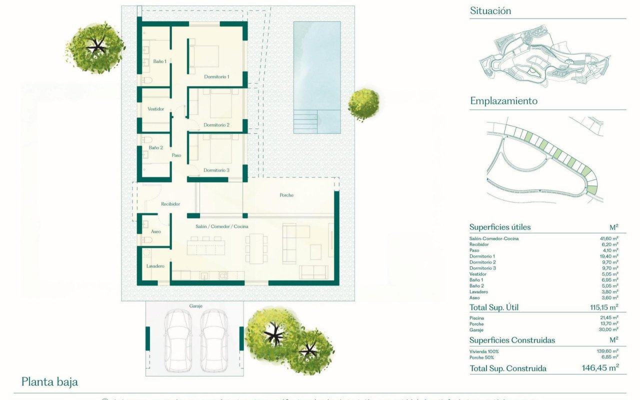 Obra nueva - Villa - Fuente Álamo - Hacienda del Alamo