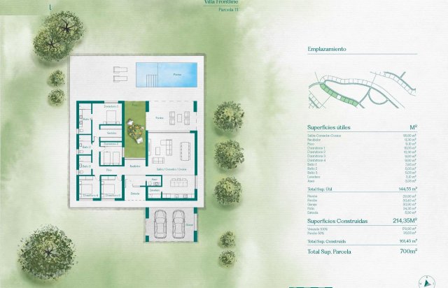 Obra nueva - Villa - Fuente Álamo - Hacienda del Alamo