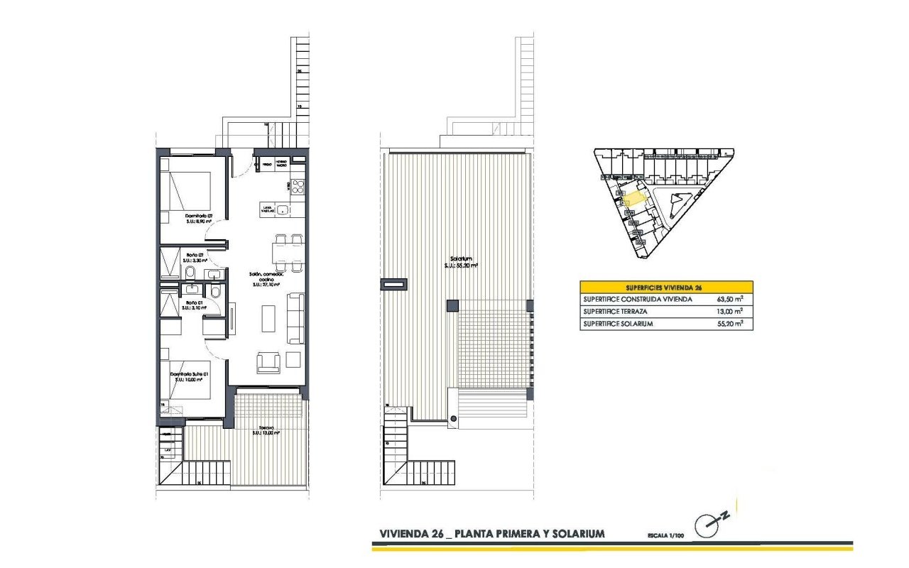 Obra nueva - Bungalow - San Fulgencio - Pueblo