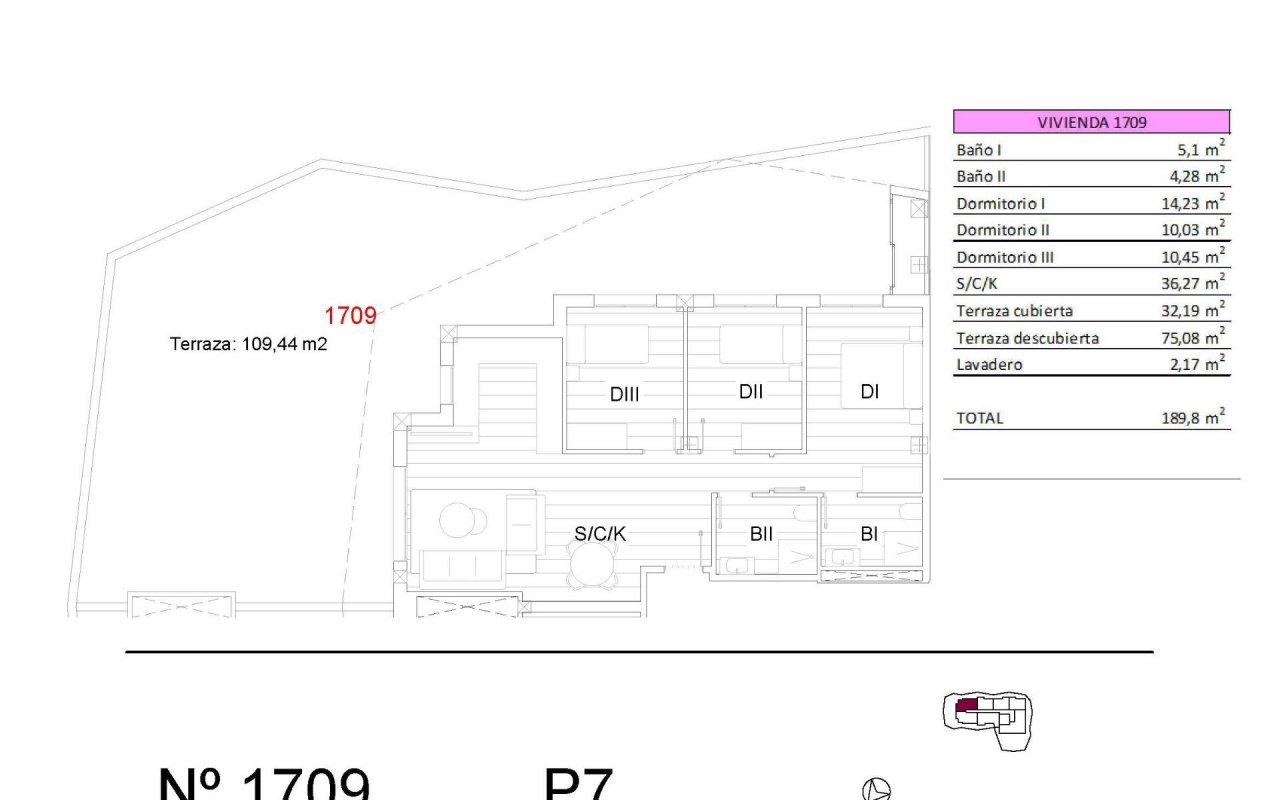 New Build - Penthouse - San Miguel - Pueblo