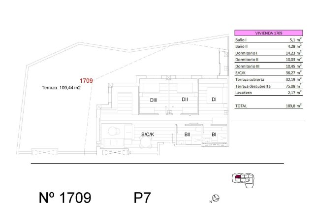 New Build - Penthouse - San Miguel - Pueblo