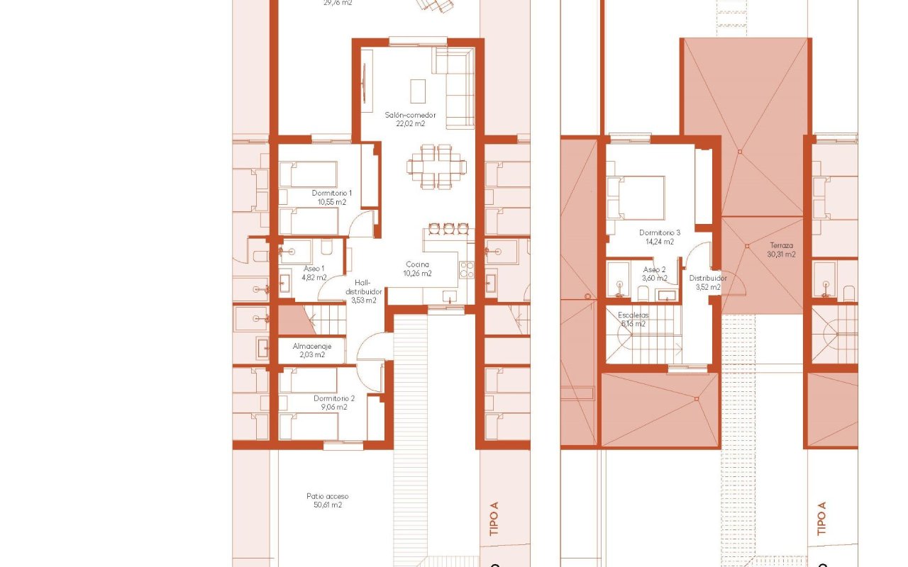 Rynek pierwotny - Town House - BAÑOS Y MENDIGO - Altaona Golf
