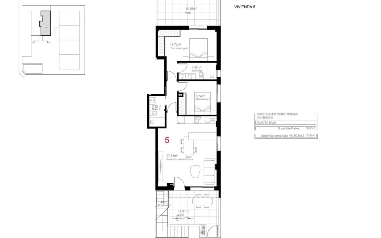 Obra nueva - Bungalow - Pilar de la Horadada - pueblo
