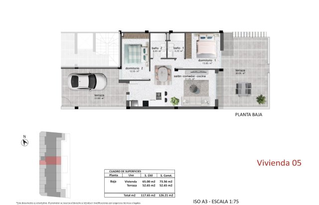 Obra nueva - Bungalow - Pilar de la Horadada - pueblo