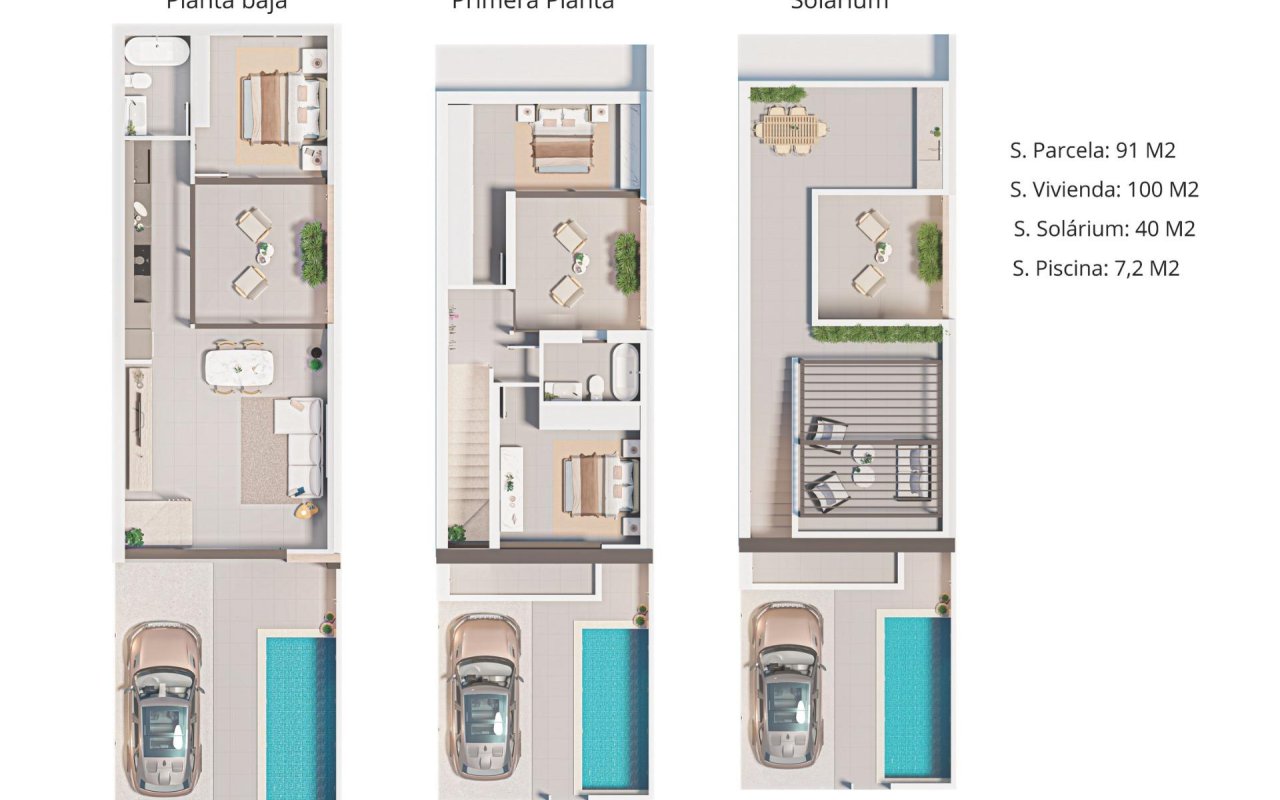 New Build - Town House - San Pedro del Pinatar - Pueblo