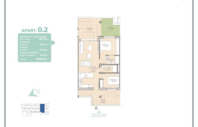New Build - Apartment - Los Alcázares - Serena Golf