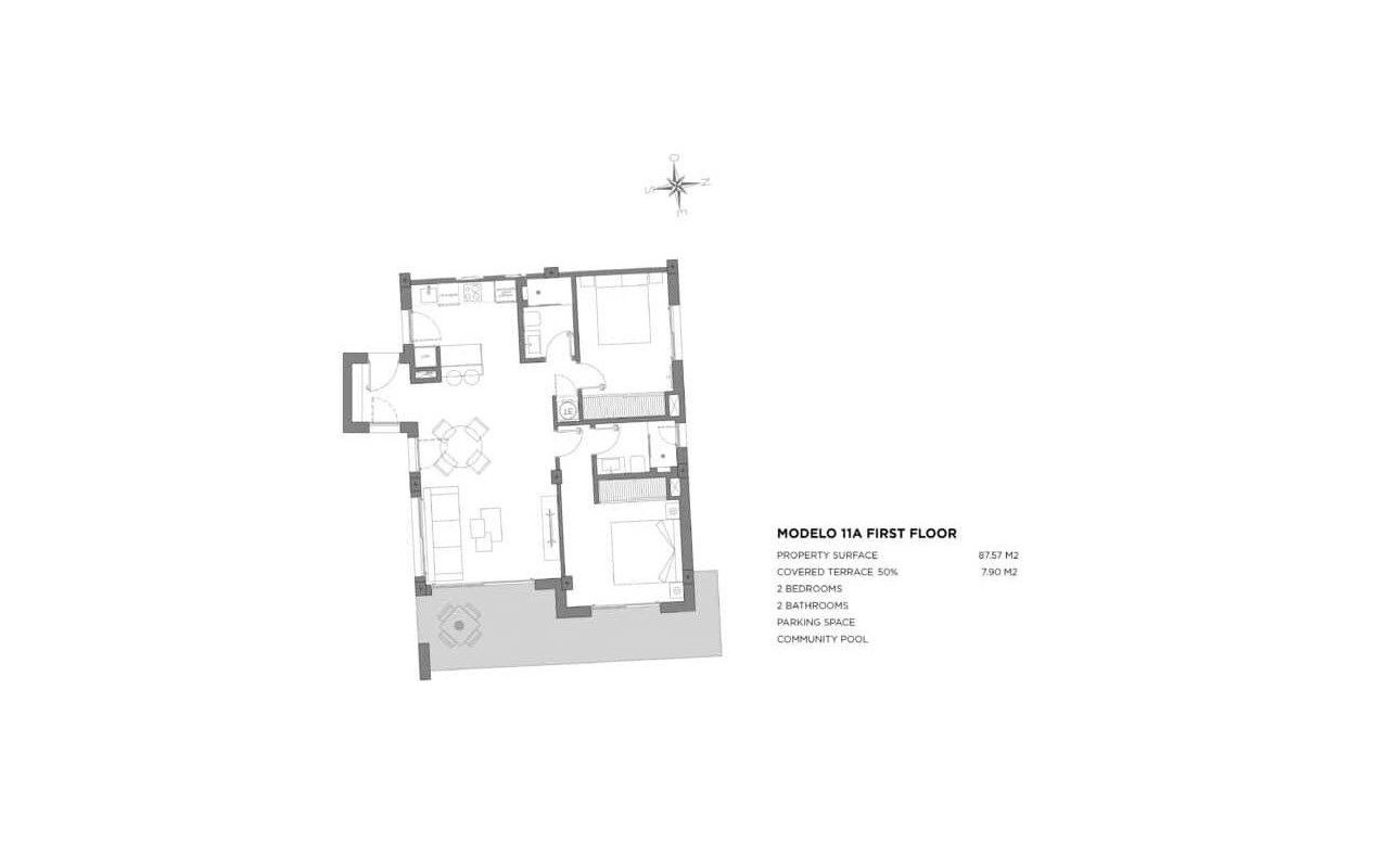 Obra nueva - Piso - Los Alcázares - Parque Diana