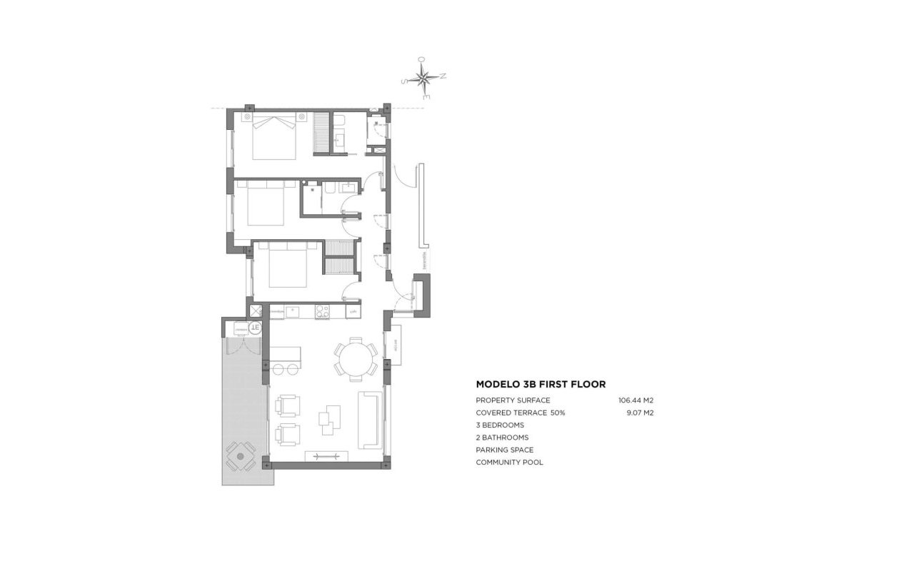Obra nueva - Piso - Los Alcázares - Parque Diana