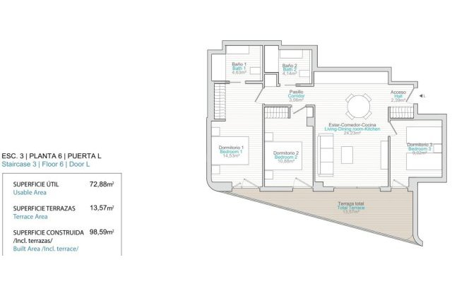 Obra nueva - Piso - Villajoyosa - La Tellerola