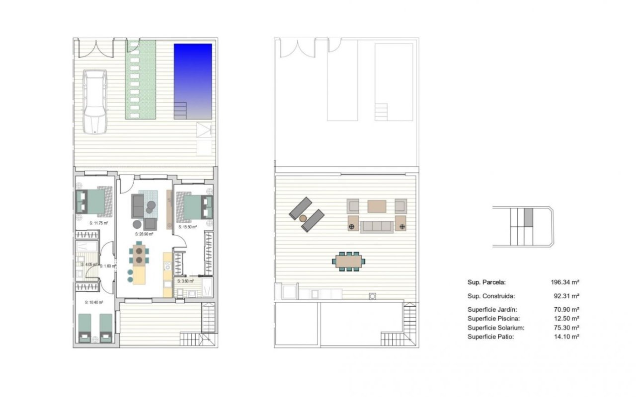 New Build - Town House - San Javier - Parque del doce