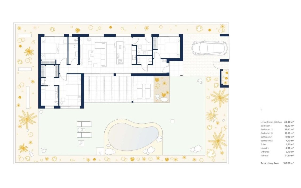 Obra nueva - Villa - BAÑOS Y MENDIGO - Altaona Golf