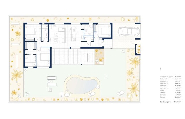 Obra nueva - Villa - BAÑOS Y MENDIGO - Altaona Golf