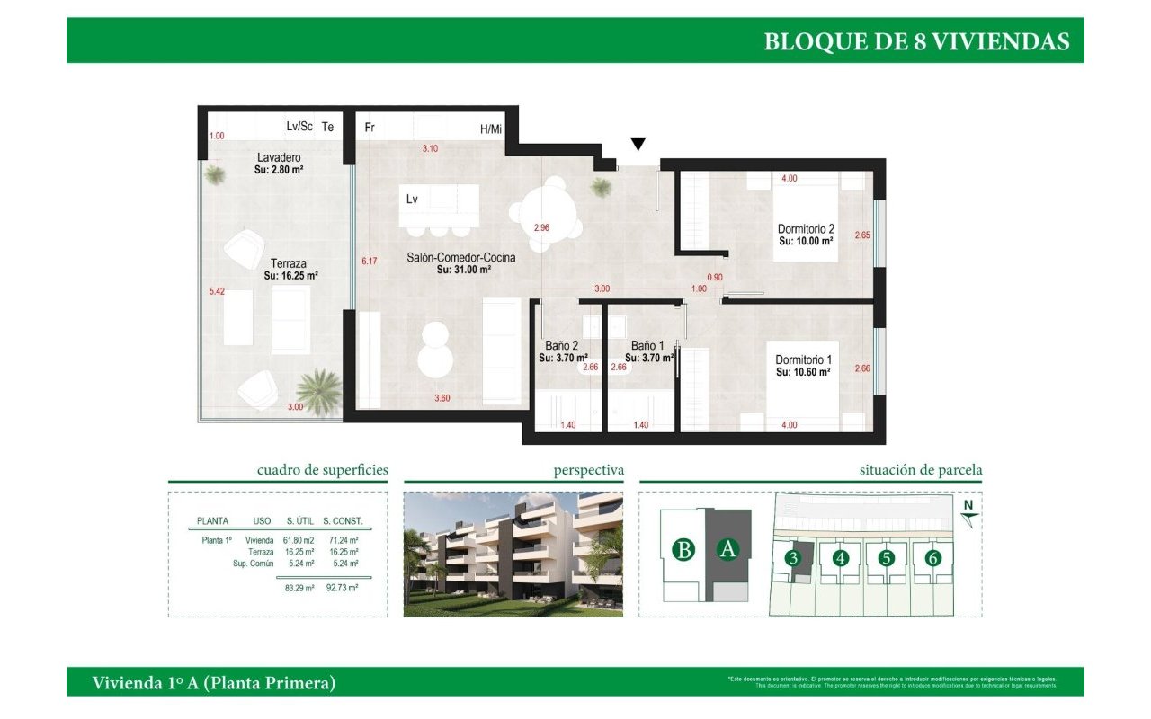 Obra nueva - Piso - Alhama de Murcia - CONDADO DE ALHAMA GOLF RESORT