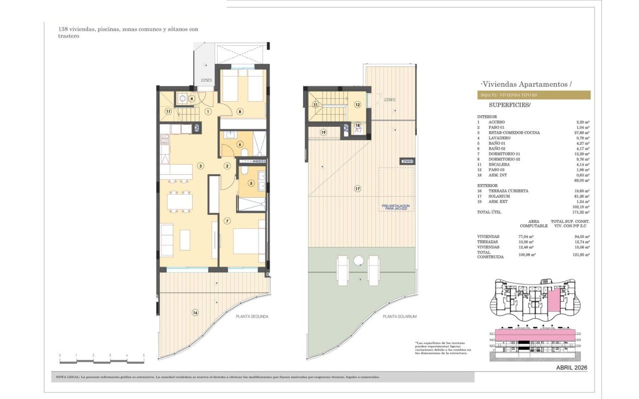 Obra nueva - Ático - Finestrat - Campana garden