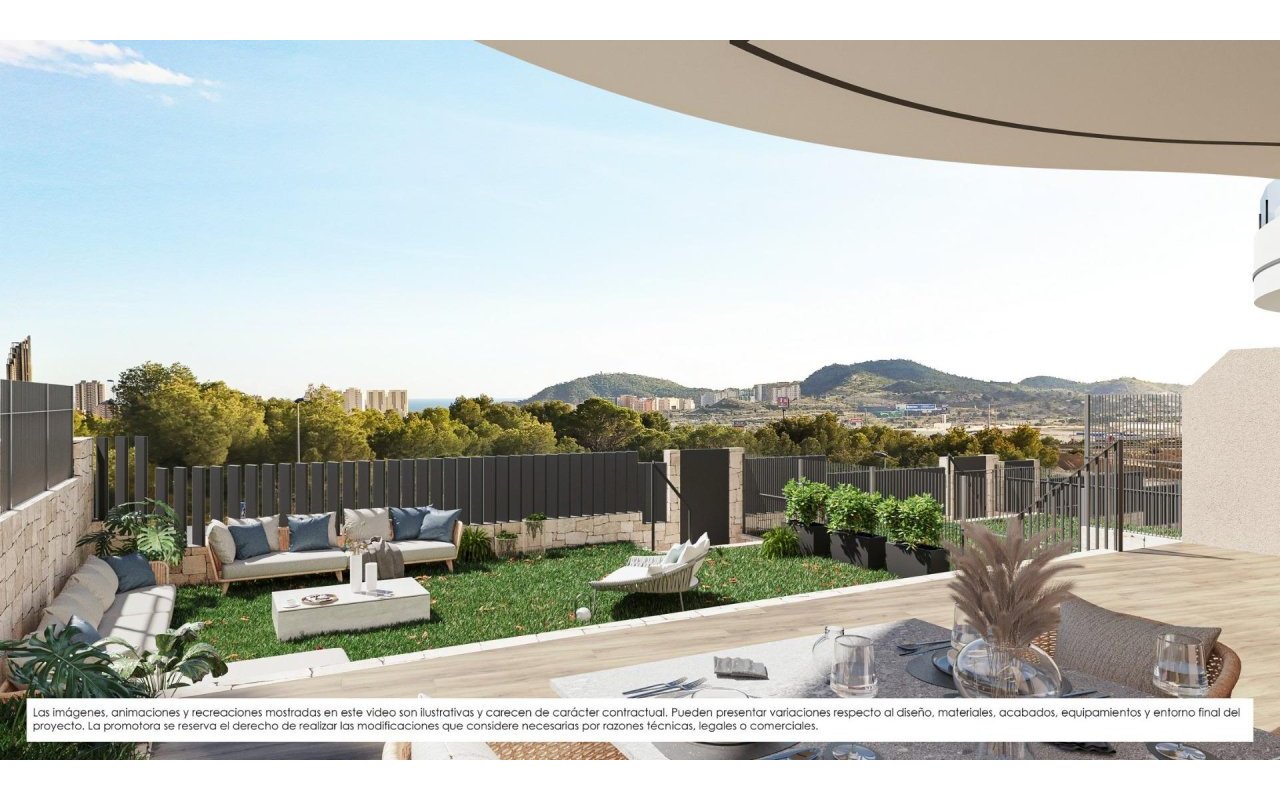 Obra nueva - Ático - Finestrat - Campana garden
