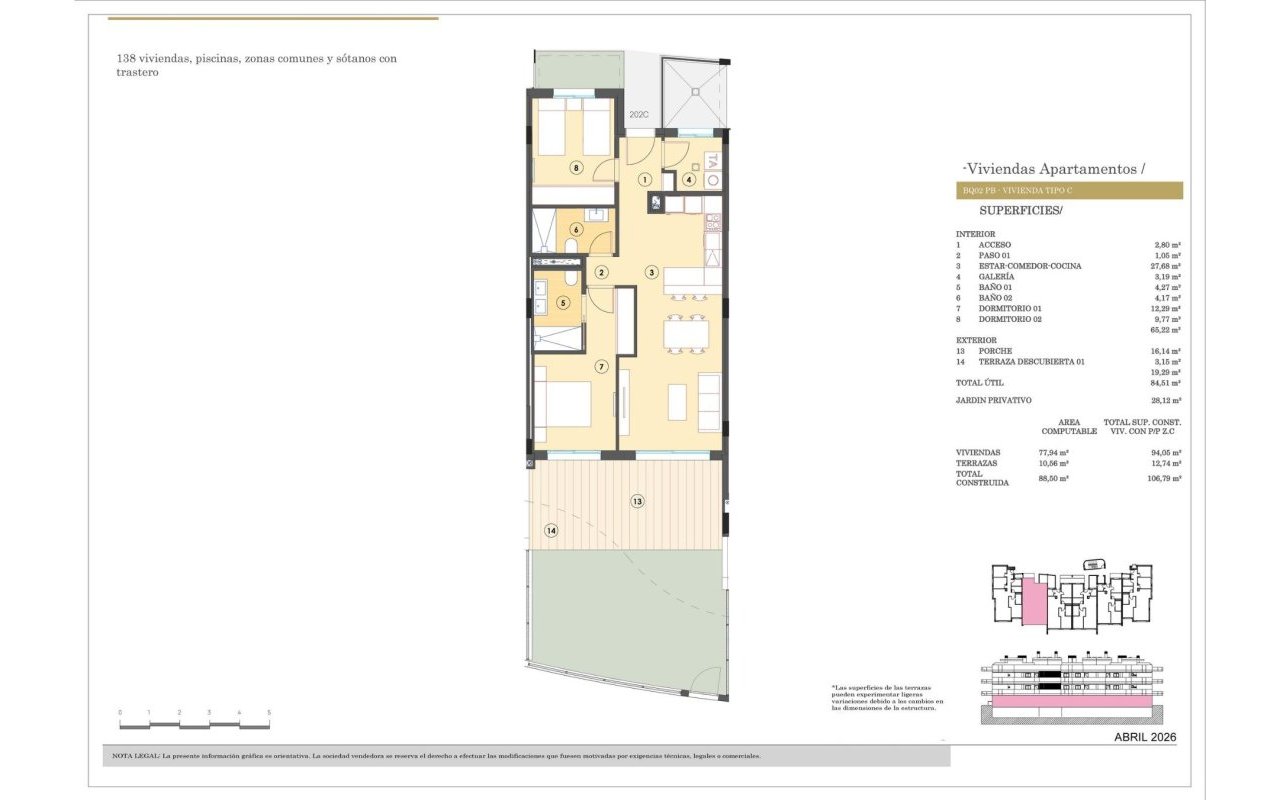 Obra nueva - Piso - Finestrat - Campana garden