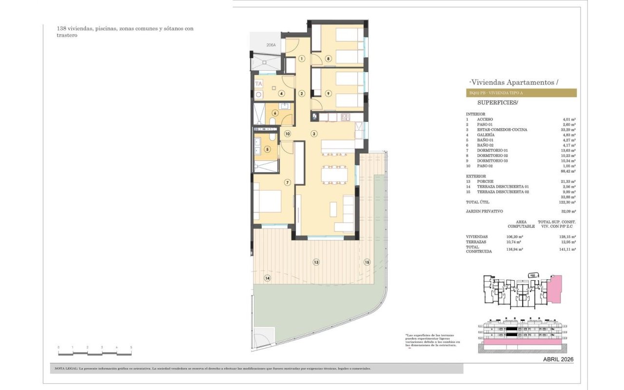 Obra nueva - Piso - Finestrat - Campana garden