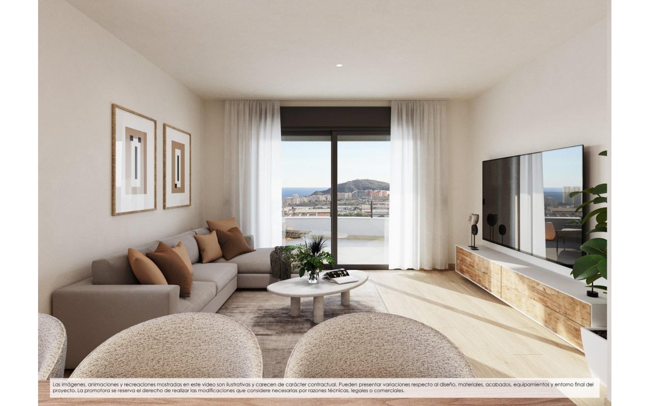 Obra nueva - Piso - Finestrat - Campana garden