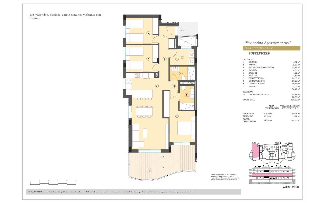 Obra nueva - Piso - Finestrat - Campana garden