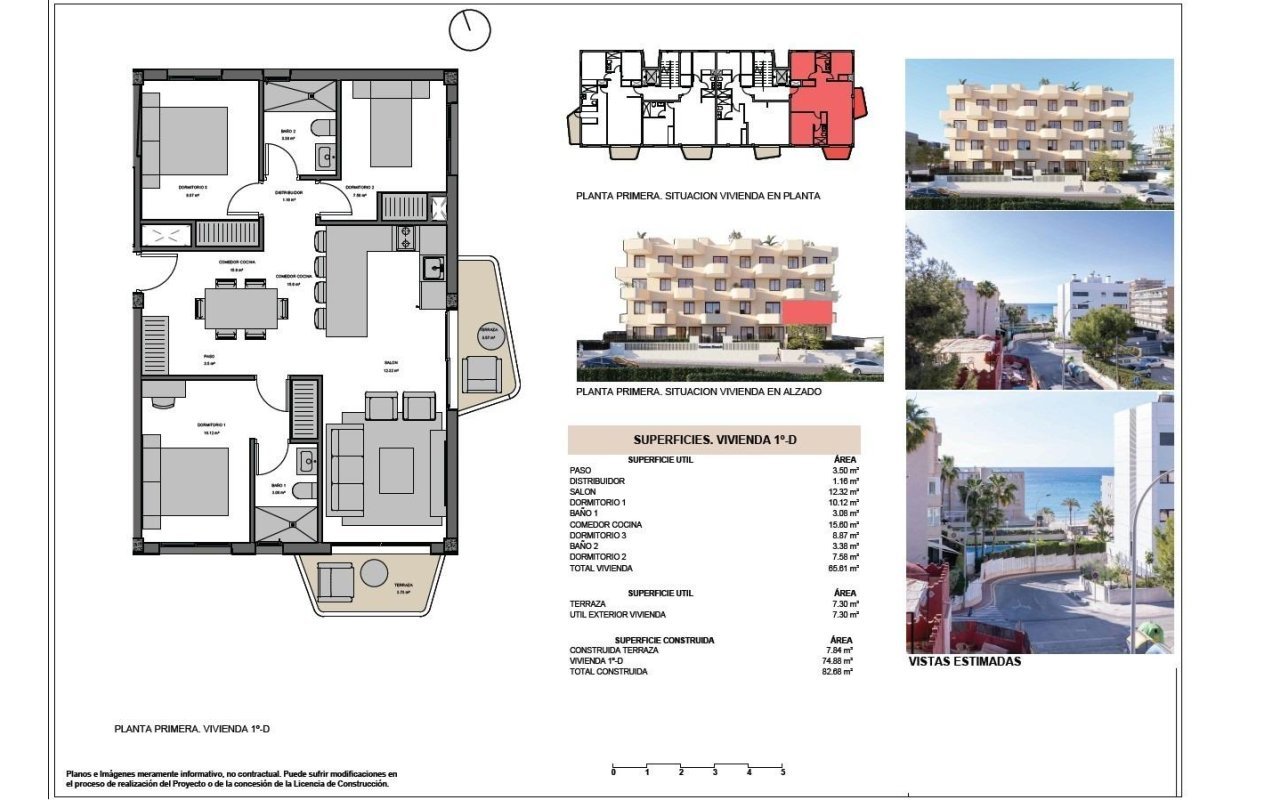Obra nueva - Piso - El Campello - Muchavista