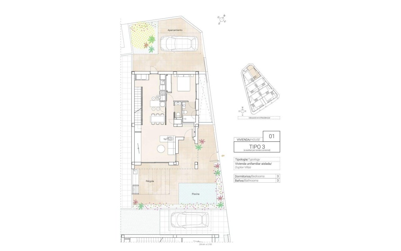 Obra nueva - Villa - Hondón de las Nieves - Centro