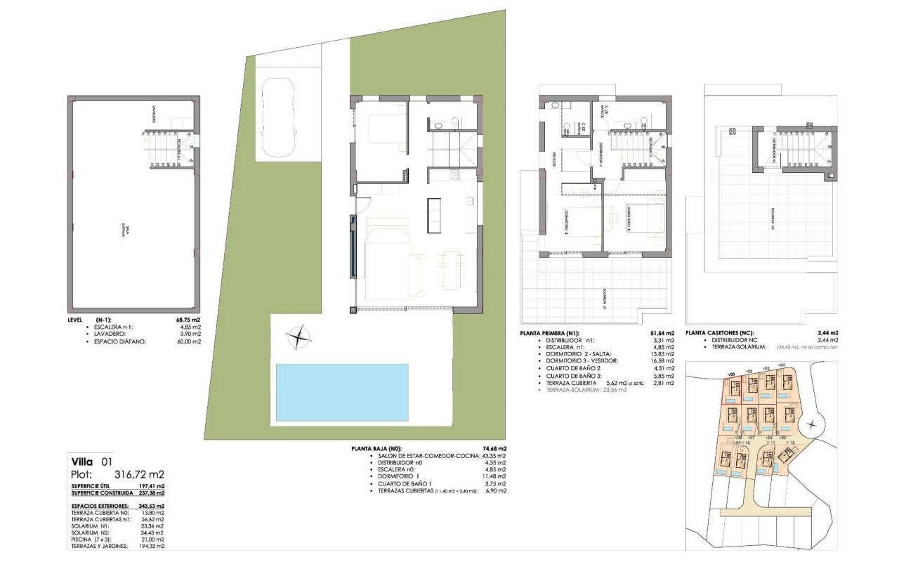 Obra nueva - Villa - San Miguel - Cerro del Sol